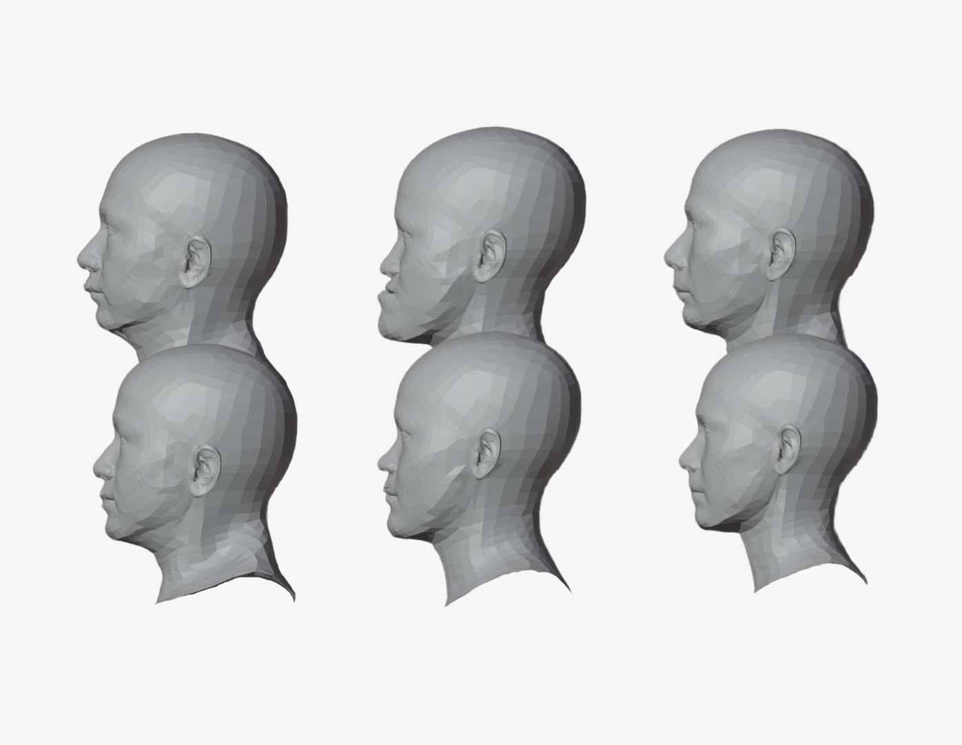 Patient-Aware 3D Head Reconstruction for Orthognathic Patients